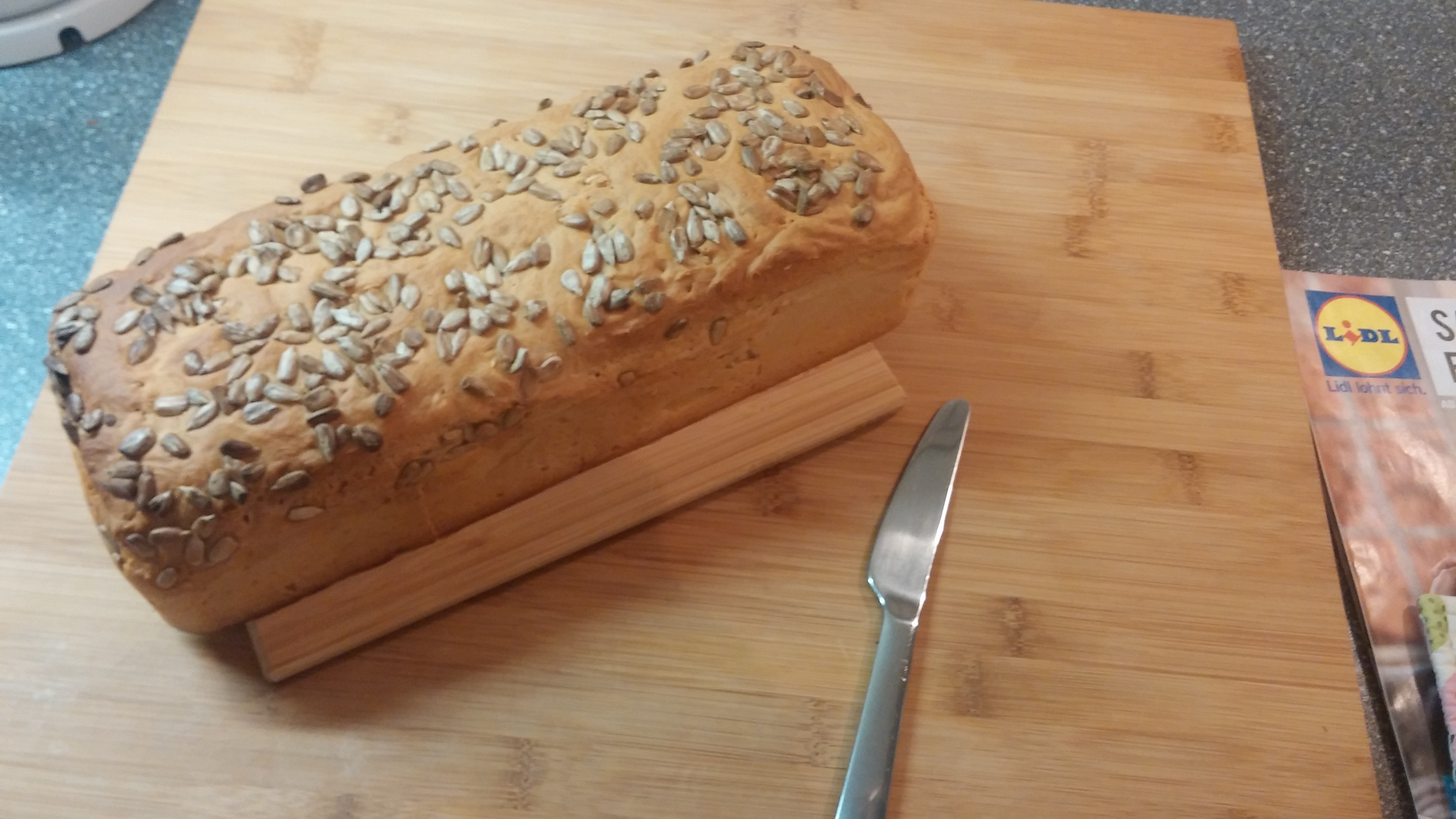 Vollkornbrot mit Hefe