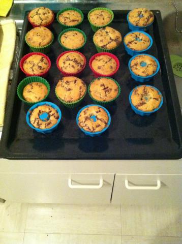 Zitronen Schokoladen Muffins